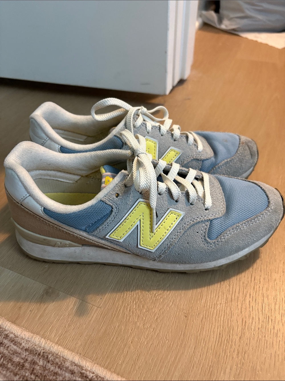 New Balance Women’s Blue and Yellow Athletic Sneakers